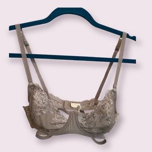 Intimately Free People Grey Lace Lingerie